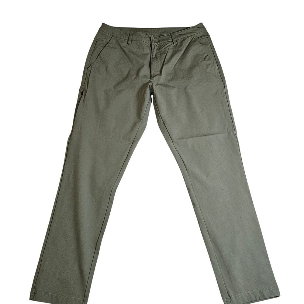 BYLT Mens Tan Slim Fit Performance Outdoor Athletic Pants Size 38